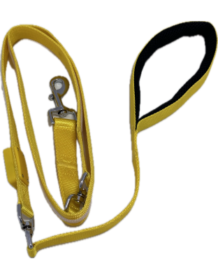 Blazin Safety LED Dog Lead - Small Yellow 4ft