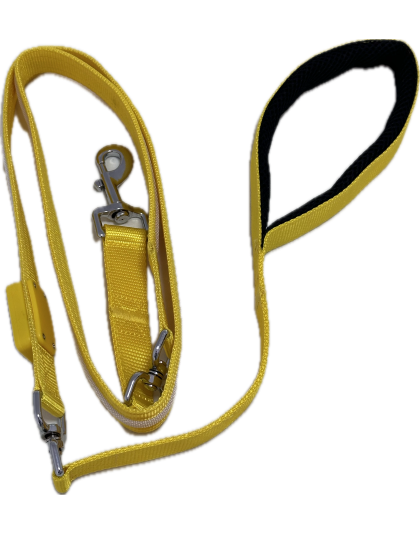 Blazin Safety LED Dog Lead - Small Yellow 4ft